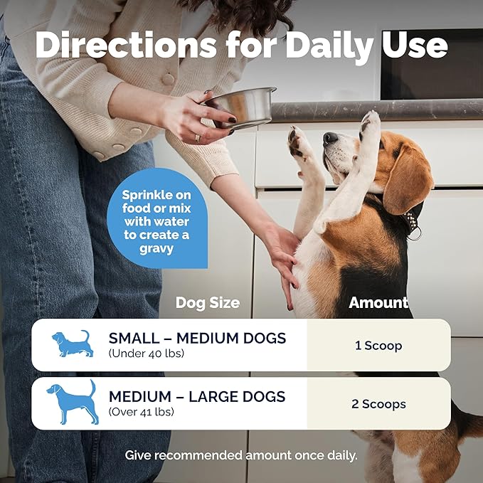 Vetnique Glandex Daily Probiotics for Dogs with Prebiotics to Support Gut Health with Fiber and Digestive Enzymes, Dog Probiotic Powder (4.25oz Powder, Pork Powder)