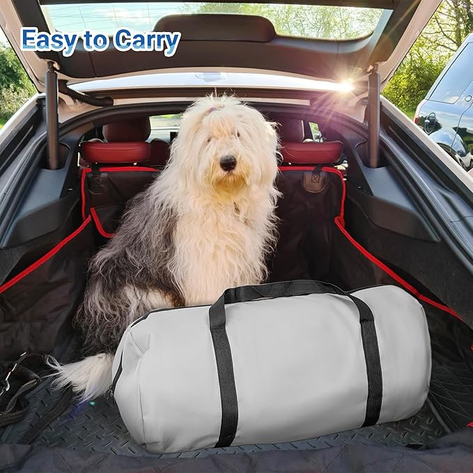 Inflatable Water Ramp for Dogs 60" L x 40" W - Durable, Puncture-Resistant Surface Ensures Safe and Easy Access to Water for Dogs Up to 230 Pounds, Perfect for Pools, Lakes, and Beaches