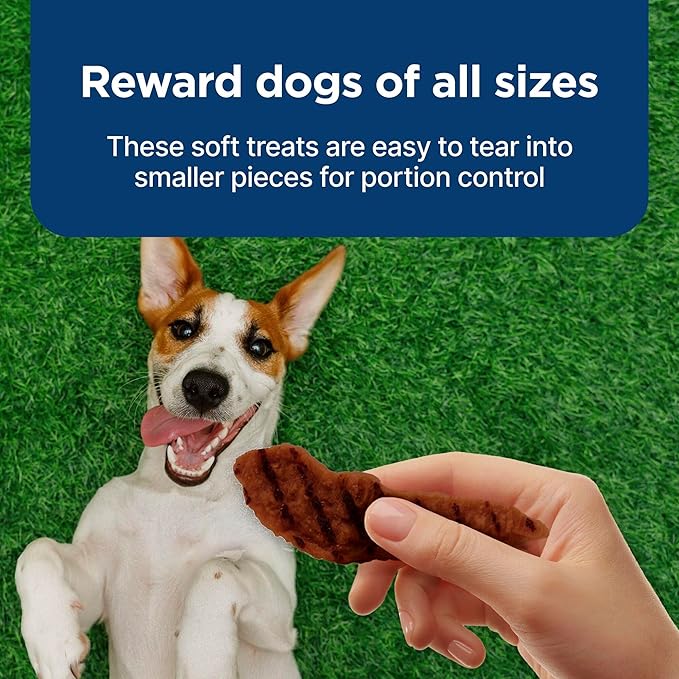 Blue Buffalo Nudges Grillers Natural Dog Treats with Real USA Beef, Made in the USA, Steak, 36-oz Bag