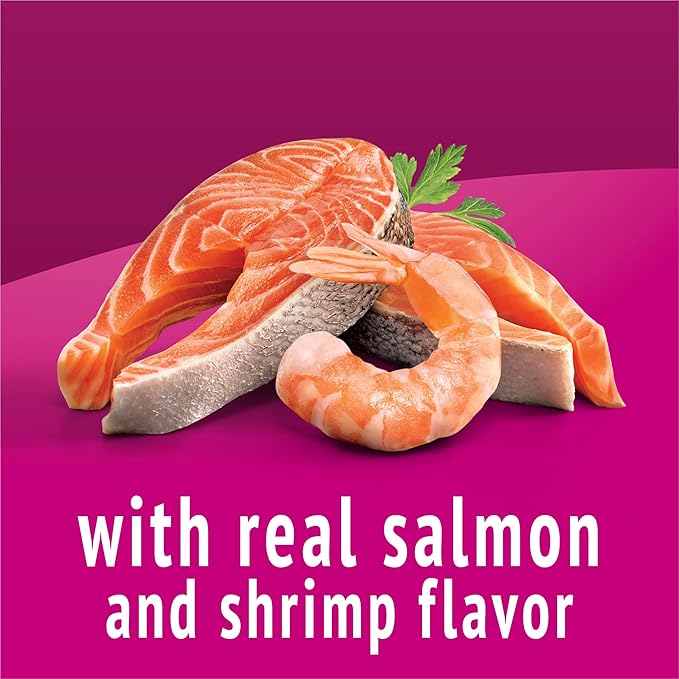 Purina Friskies Playfuls With Salmon and Shrimp Flavor Cat Treats - (Pack of 6) 6 oz. Pouches