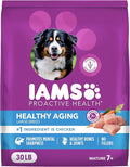 IAMS Proactive Health Dry Dog Food, Large Breed Mature Premium Adult Dog Food for Large Breeds, with Chicken, 30 lb. Bag