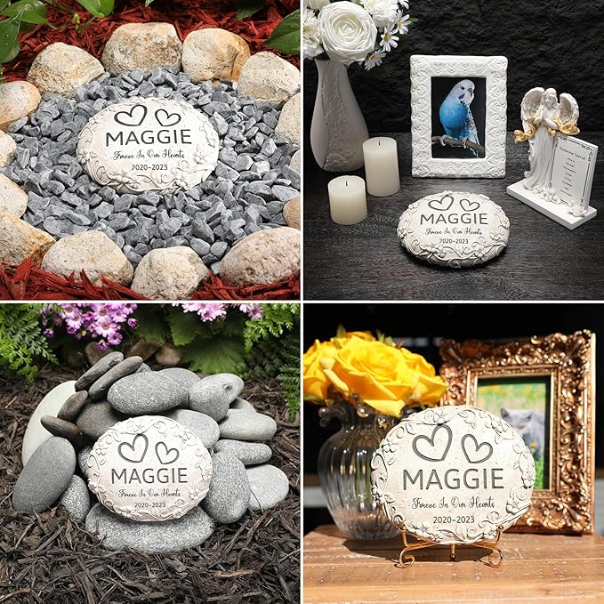 Personalized Parakeets Memorial Stone, Pet Grave Marker Budgie, Parakeets Headstone, Budgie Tombstone, Parakeets Gravestone, Budgie Memorial Gifts