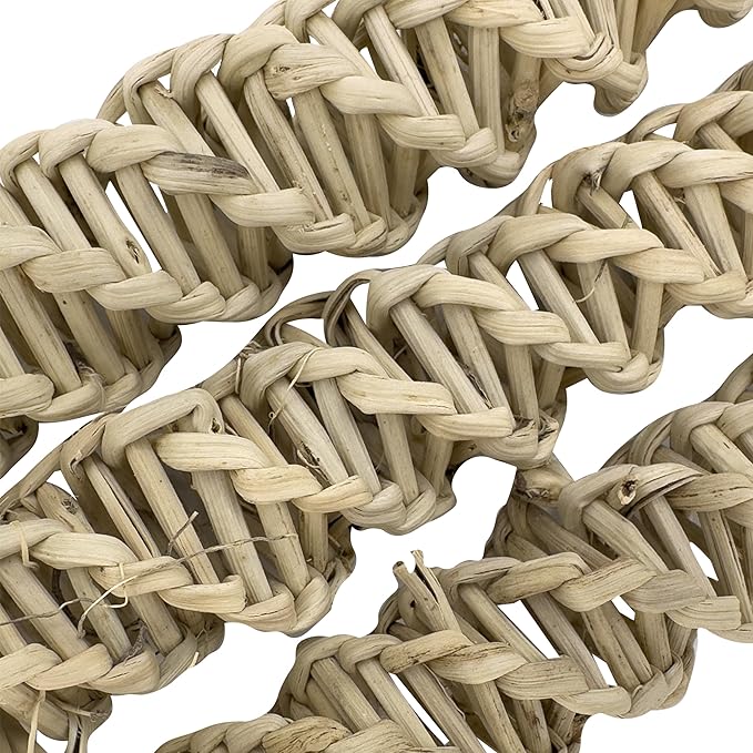 5310 Pk16 Large Vine Twists - Natural Handwoven Vine Ladder Bird Foot Toys, Easy to chew and Break, Lots of Small Vine Pieces, Stick Treats Inside, Great for Sm & Med Size pet Birds Budgie Quaker