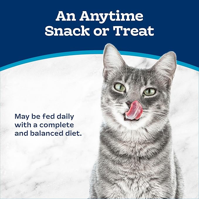 Blue Buffalo Tastefuls Mini Purées, Adult Cat Natural Single-Serving Snack, 4-Count Variety Pack Chicken and Tuna, 0.5 oz. (Pack of 1)