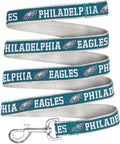 Pets First NFL Licensed Philadelphia Eagles Pet Leash, Size Small – Durable Satin Dog & Cat Walking Strap and Pet Tether with Embroidered Team Name & Logo