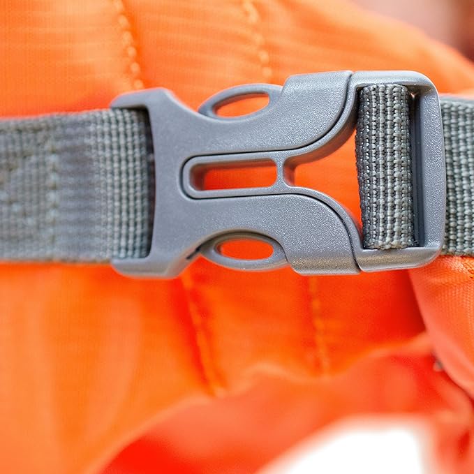 Outward Hound Granby Splash Orange Dog Life Jacket, XL