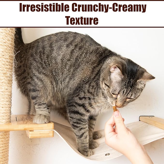 Fieldcrest Farms Nothin’ to Hide Collagen Cat Treats – Crunchy & Creamy Cat Snacks, High-Protein Treats for Healthy Skin, Coat & Joints, Chicken Flavor, 3 oz.