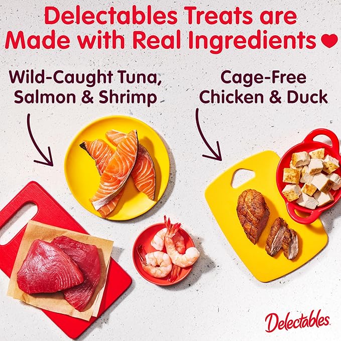 Delectables Non-Seafood Stew Lickable Wet Cat Treats, Chicken, 1.4 oz (Pack of 12)