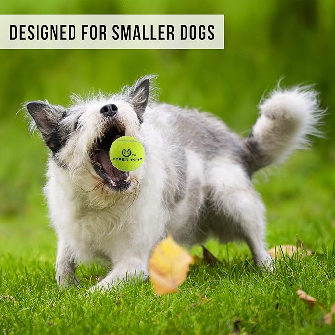 Hyper Pet MINI K9 Kannon Dog Ball Thrower Launcher for Dogs (Small Breeds Up To 20 Pounds), Includes One Hyper Pet 2 Inch Tennis Ball