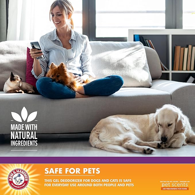 Arm & Hammer For Pets Scents Plug-in Scented Oil Refills in Lavender Fields, 4-Pack | Home Deodorizer For Pet Smells | Room Deodorizer for Homes with Pets, 0.67 Fl Oz x 2