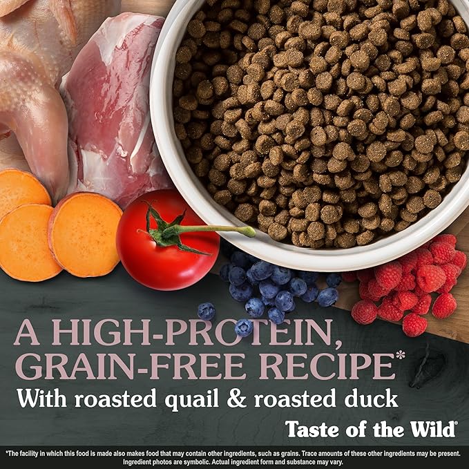 Taste of The Wild High Protein Real Meat Recipes Premium Dry Cat Food with Superfoods and Nutrients Like Probiotics, Vitamins and Antioxidants for Adult Cats and Kittens 5lb (Pack of 1)