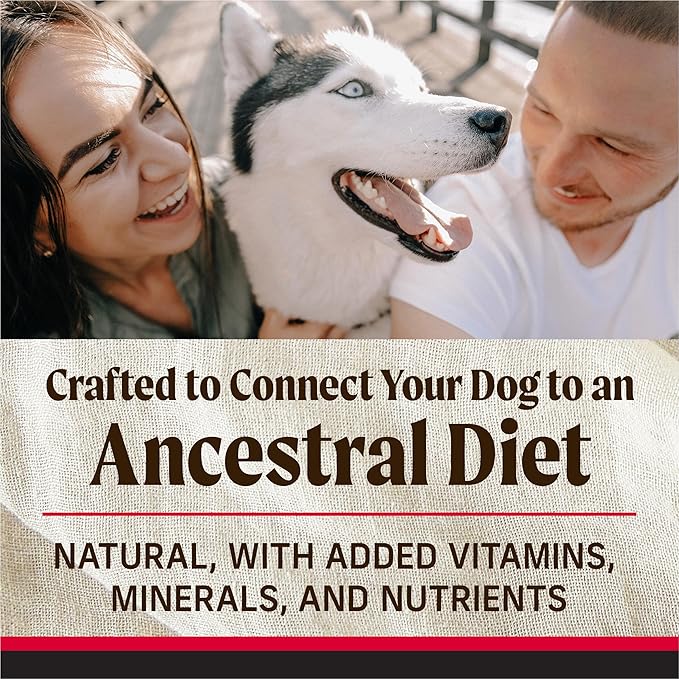 Merrick Backcountry Grain Free Dry Adult Dog Food Kibble With Freeze Dried Raw Pieces, Great Plains Red Recipe - 20.0 lb. Bag