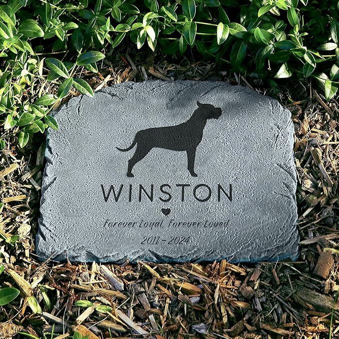 Let's Make Memories Personalized Memorial Garden Stone-Pet Silhouette- in Loving Memory- Guinea Pig