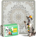 FXW Washable Pee Pads for Dogs, Puppy Pads with Super Absorbent, Specifically Designed for FXW Rollick/Homeplus 32 inch 8 Panels Dog Playpen, 71" Square, Boho, 1 Pack