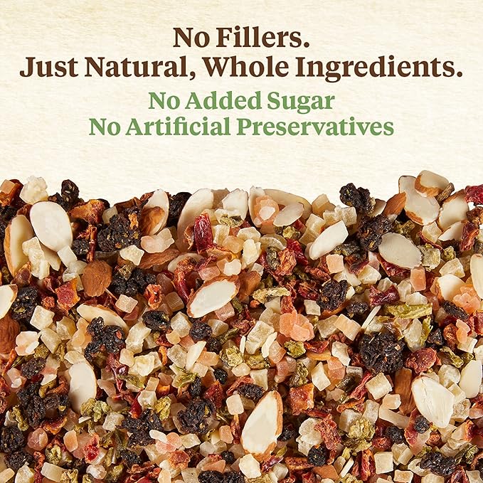 Kaytee Food from The Wild Natural Pet Bird Snack Food Treats for Parakeets, Cockatiels, Lovebirds, and Small Conures, 3 oz (Pack of 2)