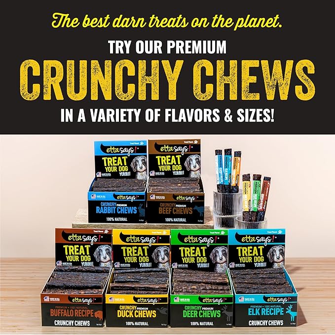 etta says! 7" Crunchy Duck Chews - 20 Ct