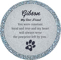 Let's Make Memories Personalized Pet Memorial Garden Stone - in Loving Memory - Dog or Cat Memorial