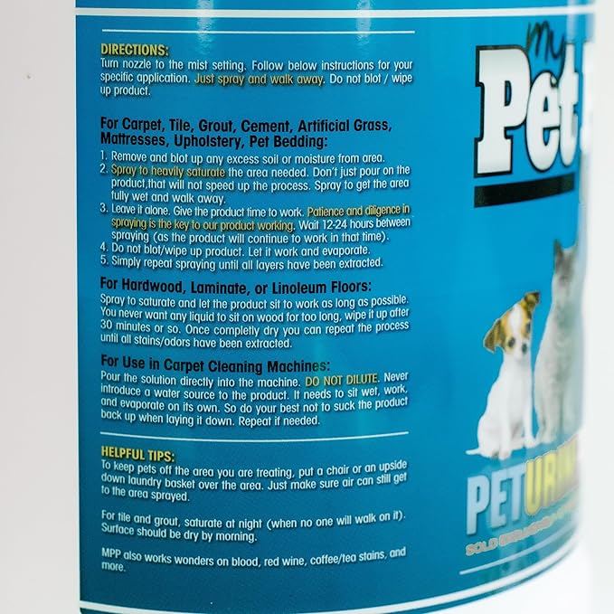 My Pet Peed 1 Gallon Refill Pet Stain & Complete Odor Eliminator (Sprayer Not Included)