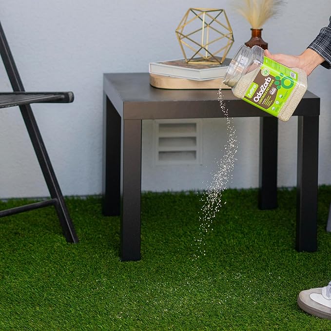 ZeoFill Dog Urine Odor Eliminator for Yards & Artificial Turf – Absorbs & Neutralizes Pet Smells on Grass, Lawns, & Dog Runs | Natural Outdoor Deodorizer Granules | 4 lb