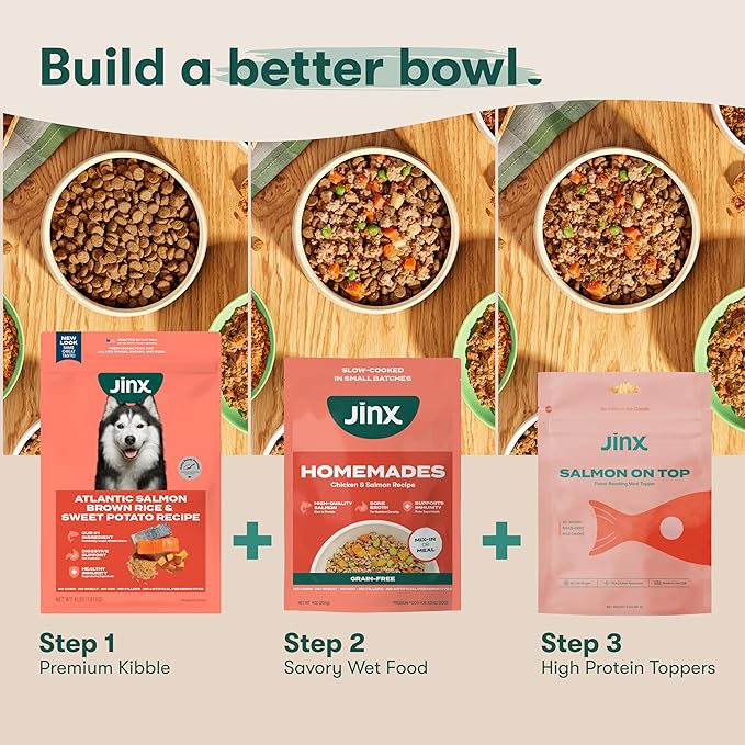 Jinx Premium Dry Dog Food, for All Lifestages - Real Beef, Brown Rice & Sweet Potato Kibble with Superfoods for Immune Support & Probiotics for Digestive Support - No Fillers - 30lb