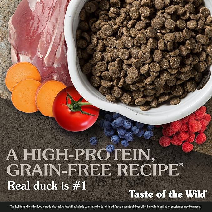 Taste of the Wild Wetlands Grain-Free Dry Dog Food with Roasted Fowl 5lb
