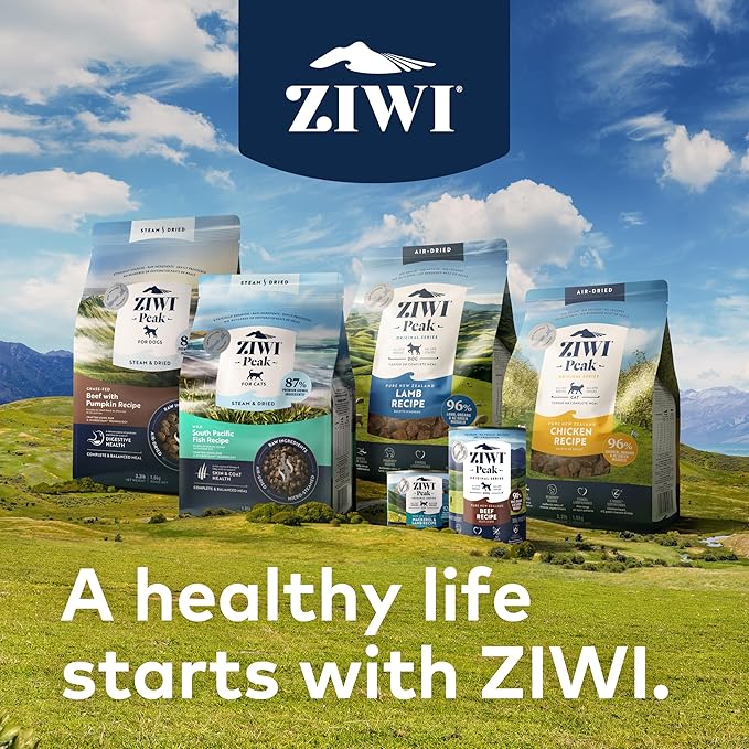ZIWI Medium Beef & Pumpkin Dry Dog Food Bundle (35.2oz Air-Dried + 52.8oz Steam & Dried)