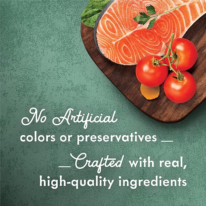 Purina Fancy Feast Wet Cat Food Medleys Wild Salmon Primavera With Tomatoes Carrots and Spinach in Silky Broth - (Pack of 24) 3 oz. Cans