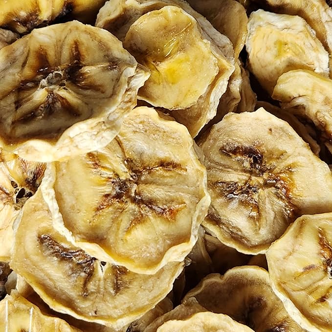 Dehydrated Banana Chips | Treats for Pet Parrots, Birds, Dogs, Hamsters, Guinea pigs, Ferrets, etc. | Small Business | Handmade (5 Ounces)