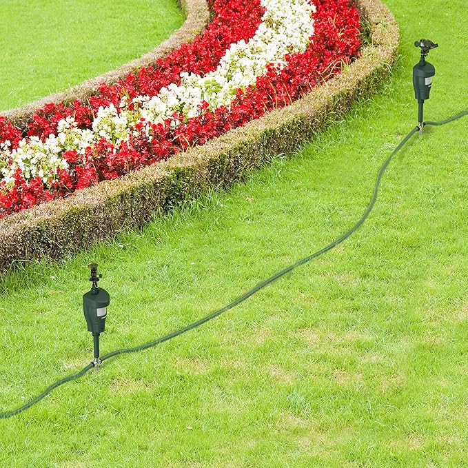 Hoont Cat Repellent- Squirrel Deterrent- Motion Activated Sprinkler- Outdoor- Deer Repellent-Cat Deterrent-Skunk Repellent-Dog Repellent for Yard and Garden