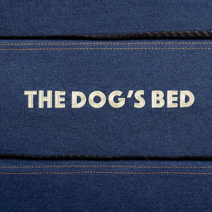 The Dog’s Bed Orthopedic Memory Foam Dog Bed Mattress, Oxford Fabric, Real Blue Denim, Large, 6-Inch